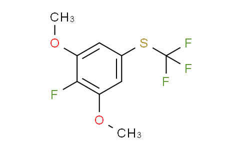 CAS No. 1803875-79-7, 1,3-Dimethoxy-2-fluoro-5-(trifluoromethylthio)benzene