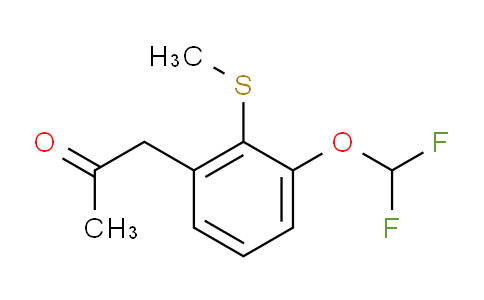 CAS No. 1803894-65-6, 1-(3-(Difluoromethoxy)-2-(methylthio)phenyl)propan-2-one