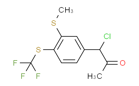 MC723719 | 1806457-76-0 | 1-Chloro-1-(3-(methylthio)-4-(trifluoromethylthio)phenyl)propan-2-one