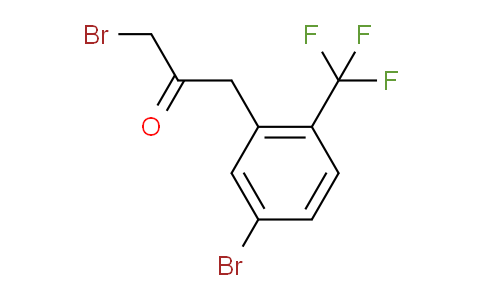 CAS No. 1803867-12-0, 1-Bromo-3-(5-bromo-2-(trifluoromethyl)phenyl)propan-2-one