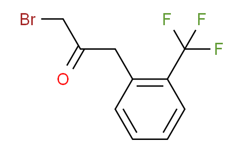 CAS No. 322761-41-1, 1-Bromo-3-(2-(trifluoromethyl)phenyl)propan-2-one