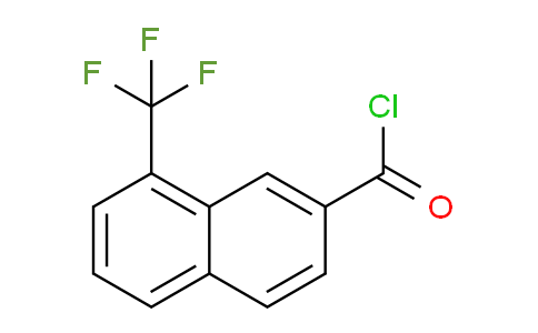 CAS No. 1261633-68-4, 1-(Trifluoromethyl)naphthalene-7-carbonyl chloride