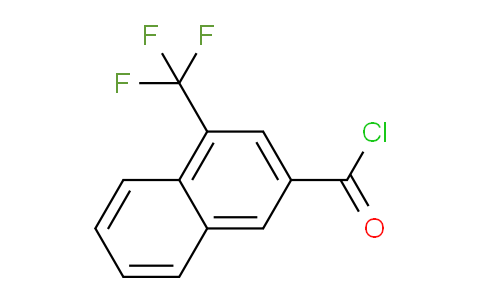 CAS No. 1261576-35-5, 1-(Trifluoromethyl)naphthalene-3-carbonyl chloride