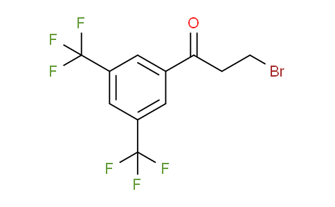 CAS No. 1806566-14-2, 1-(3,5-Bis(trifluoromethyl)phenyl)-3-bromopropan-1-one