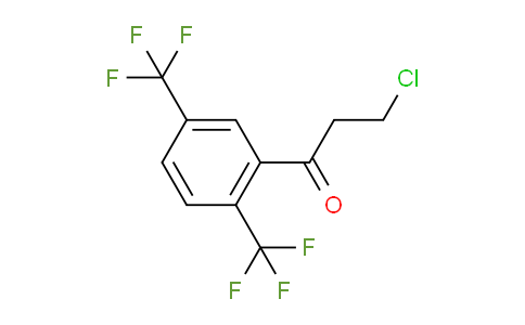 CAS No. 1803861-41-7, 1-(2,5-Bis(trifluoromethyl)phenyl)-3-chloropropan-1-one