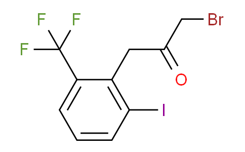 CAS No. 1804040-46-7, 1-Bromo-3-(2-iodo-6-(trifluoromethyl)phenyl)propan-2-one