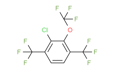 CAS No. 1806979-12-3, 1,4-Bis(trifluoromethyl)-2-chloro-3-(trifluoromethoxy)benzene