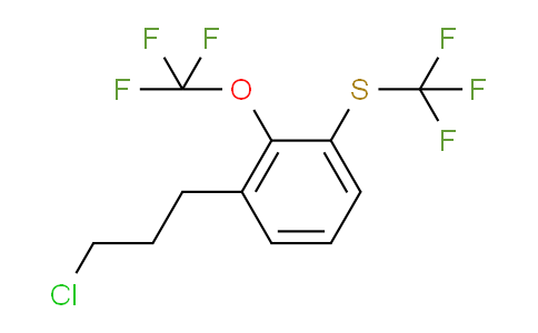 CAS No. 1805892-15-2, 1-(3-Chloropropyl)-2-(trifluoromethoxy)-3-(trifluoromethylthio)benzene