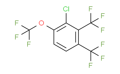 CAS No. 1805587-49-8, 1,2-Bis(trifluoromethyl)-3-chloro-4-(trifluoromethoxy)benzene