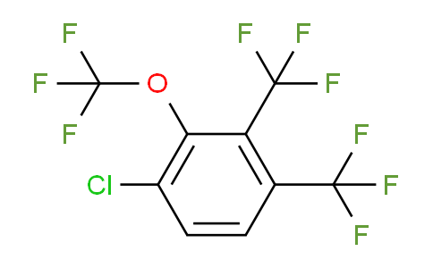 CAS No. 1805570-77-7, 1,2-Bis(trifluoromethyl)-4-chloro-3-(trifluoromethoxy)benzene
