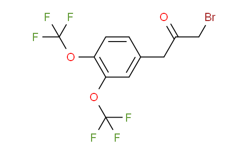 CAS No. 1804222-08-9, 1-(3,4-Bis(trifluoromethoxy)phenyl)-3-bromopropan-2-one