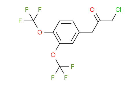 CAS No. 1806400-41-8, 1-(3,4-Bis(trifluoromethoxy)phenyl)-3-chloropropan-2-one