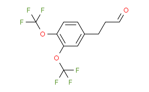 CAS No. 1803860-68-5, (3,4-Bis(trifluoromethoxy)phenyl)propanal