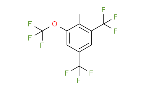 CAS No. 1805134-14-8, 1,5-Bis(trifluoromethyl)-2-iodo-3-(trifluoromethoxy)benzene
