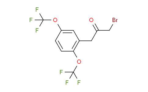 CAS No. 1807081-10-2, 1-(2,5-Bis(trifluoromethoxy)phenyl)-3-bromopropan-2-one