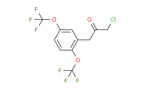 CAS No. 1804222-28-3, 1-(2,5-Bis(trifluoromethoxy)phenyl)-3-chloropropan-2-one