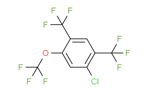 CAS No. 1805081-92-8, 1,5-Bis(trifluoromethyl)-2-chloro-4-(trifluoromethoxy)benzene