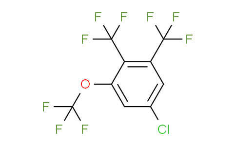 CAS No. 1805565-47-2, 1,2-Bis(trifluoromethyl)-5-chloro-3-(trifluoromethoxy)benzene