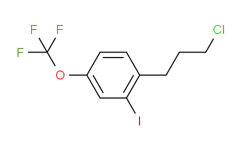 CAS No. 1805714-36-6, 1-(3-Chloropropyl)-2-iodo-4-(trifluoromethoxy)benzene