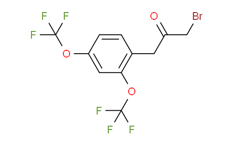CAS No. 1804199-44-7, 1-(2,4-Bis(trifluoromethoxy)phenyl)-3-bromopropan-2-one