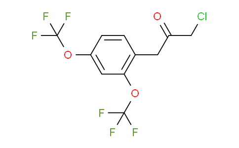 CAS No. 1806432-87-0, 1-(2,4-Bis(trifluoromethoxy)phenyl)-3-chloropropan-2-one