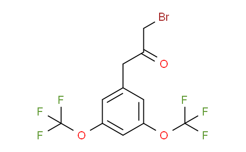 CAS No. 1807081-17-9, 1-(3,5-Bis(trifluoromethoxy)phenyl)-3-bromopropan-2-one