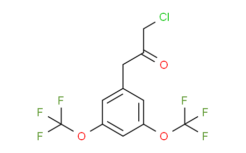 CAS No. 1806540-93-1, 1-(3,5-Bis(trifluoromethoxy)phenyl)-3-chloropropan-2-one
