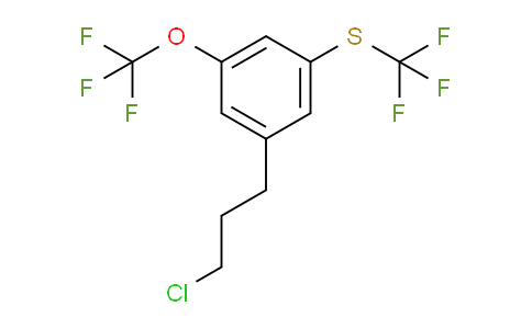 CAS No. 1805761-64-1, 1-(3-Chloropropyl)-3-(trifluoromethoxy)-5-(trifluoromethylthio)benzene