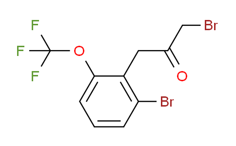 CAS No. 1804065-80-2, 1-Bromo-3-(2-bromo-6-(trifluoromethoxy)phenyl)propan-2-one