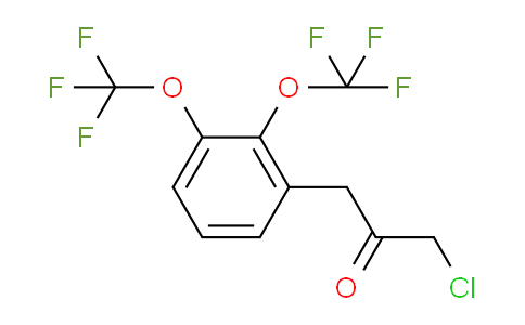 CAS No. 1806540-83-9, 1-(2,3-Bis(trifluoromethoxy)phenyl)-3-chloropropan-2-one