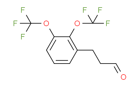 CAS No. 1806565-94-5, (2,3-Bis(trifluoromethoxy)phenyl)propanal
