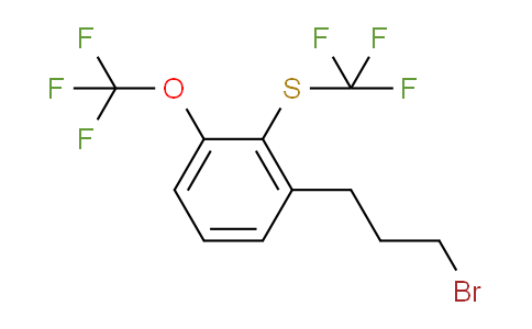 CAS No. 1805761-56-1, 1-(3-Bromopropyl)-3-(trifluoromethoxy)-2-(trifluoromethylthio)benzene
