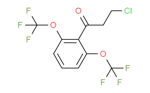 CAS No. 1806529-53-2, 1-(2,6-Bis(trifluoromethoxy)phenyl)-3-chloropropan-1-one