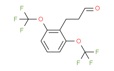 CAS No. 1806358-59-7, (2,6-Bis(trifluoromethoxy)phenyl)propanal