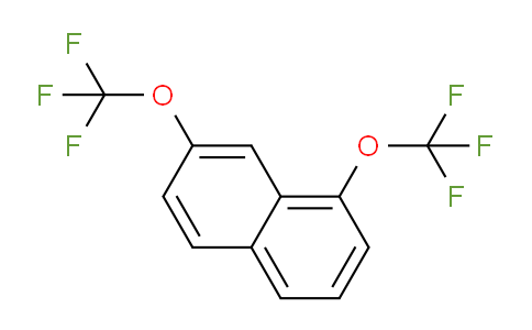 CAS No. 1261843-72-4, 1,7-Bis(trifluoromethoxy)naphthalene