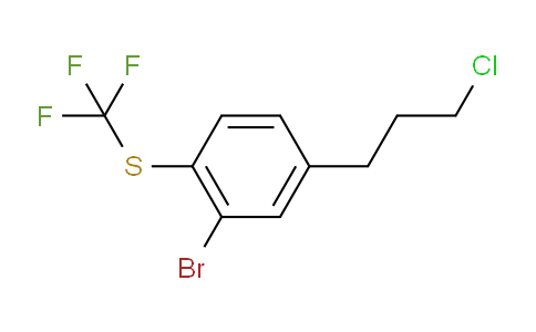 CAS No. 1806512-23-1, 1-Bromo-5-(3-chloropropyl)-2-(trifluoromethylthio)benzene