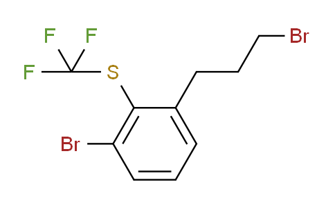 CAS No. 1806336-23-1, 1-Bromo-3-(3-bromopropyl)-2-(trifluoromethylthio)benzene