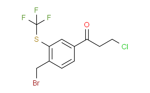 MC723923 | 1805869-41-3 | 1-(4-(Bromomethyl)-3-(trifluoromethylthio)phenyl)-3-chloropropan-1-one