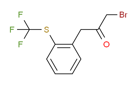 CAS No. 1806418-24-5, 1-Bromo-3-(2-(trifluoromethylthio)phenyl)propan-2-one
