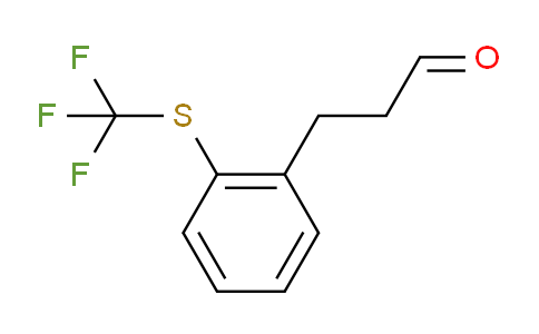 CAS No. 1803797-82-1, (2-(Trifluoromethylthio)phenyl)propanal