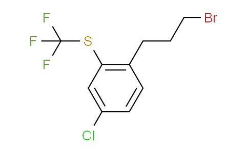 CAS No. 1805838-52-1, 1-(3-Bromopropyl)-4-chloro-2-(trifluoromethylthio)benzene