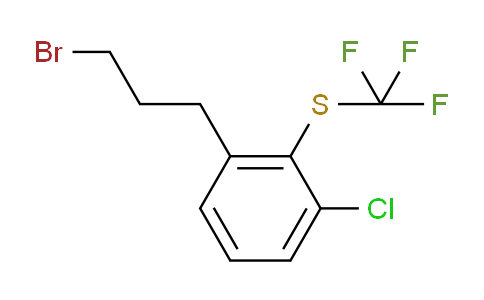 CAS No. 1804260-18-1, 1-(3-Bromopropyl)-3-chloro-2-(trifluoromethylthio)benzene