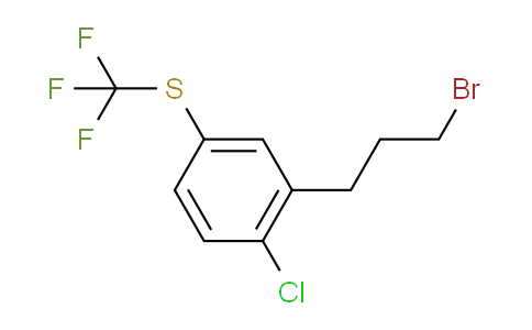 CAS No. 1803763-51-0, 1-(3-Bromopropyl)-2-chloro-5-(trifluoromethylthio)benzene