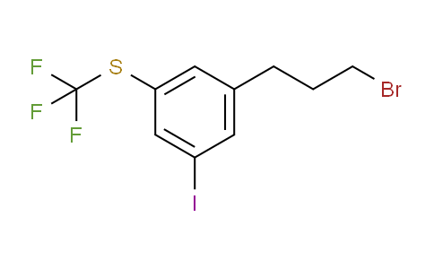 CAS No. 1804237-38-4, 1-(3-Bromopropyl)-3-iodo-5-(trifluoromethylthio)benzene