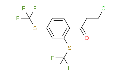 MC723974 | 1806541-67-2 | 1-(2,4-Bis(trifluoromethylthio)phenyl)-3-chloropropan-1-one