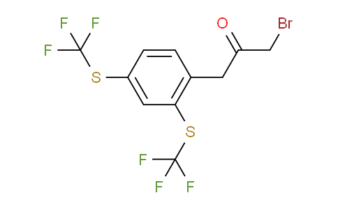 CAS No. 1807074-25-4, 1-(2,4-Bis(trifluoromethylthio)phenyl)-3-bromopropan-2-one