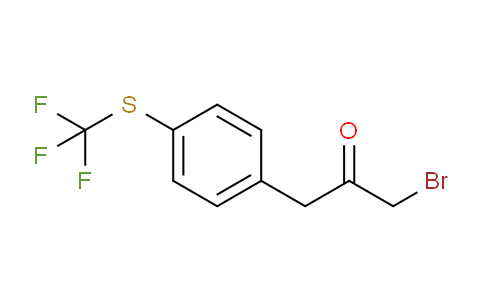 CAS No. 1804038-18-3, 1-Bromo-3-(4-(trifluoromethylthio)phenyl)propan-2-one