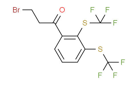 DY723987 | 1807074-11-8 | 1-(2,3-Bis(trifluoromethylthio)phenyl)-3-bromopropan-1-one
