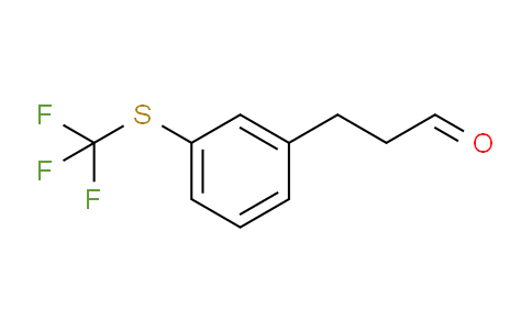 CAS No. 1432621-40-3, (3-(Trifluoromethylthio)phenyl)propanal