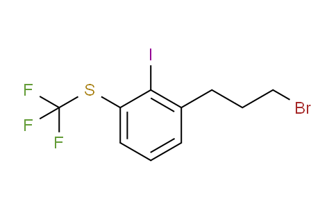 CAS No. 1806651-45-5, 1-(3-Bromopropyl)-2-iodo-3-(trifluoromethylthio)benzene